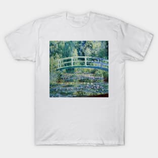 Water Lilies and Japanese Bridge T-Shirt